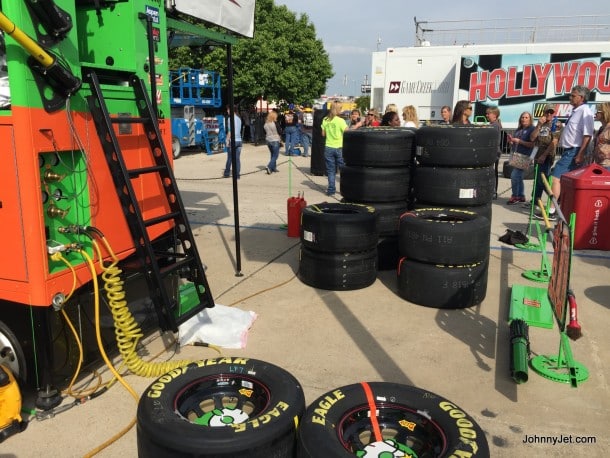 Danica Patrick's Pit at the Texas Motor Speedway for NASCAR’S Duck Commander 500 
