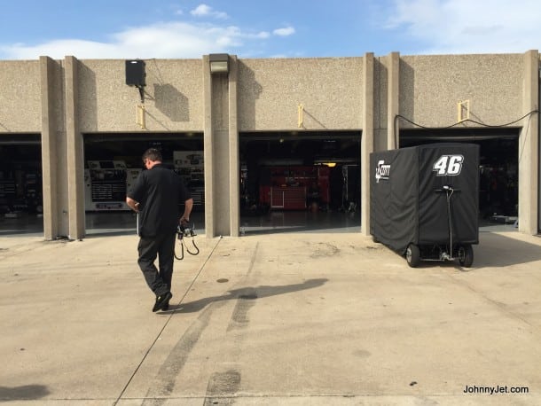 Driver Garages at the Texas Motor Speedway for NASCAR’S Duck Commander 500 
