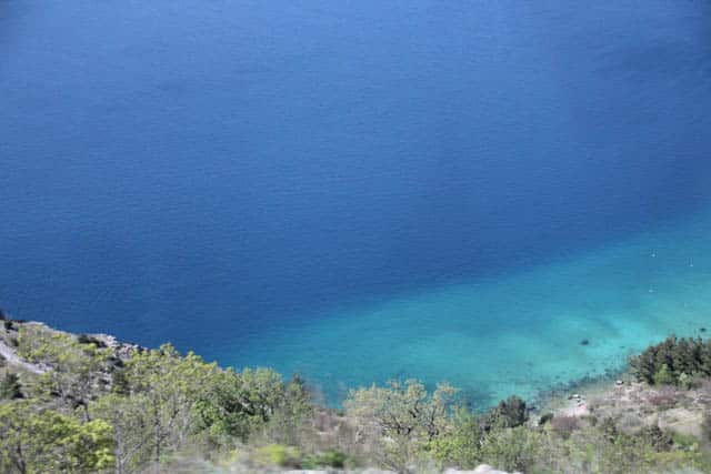 Cerulean blue of the Dalmatian Riviera