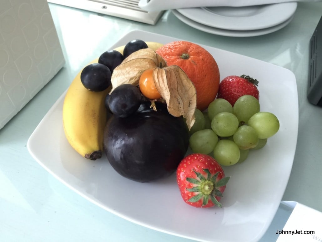 Fruit plate in suites