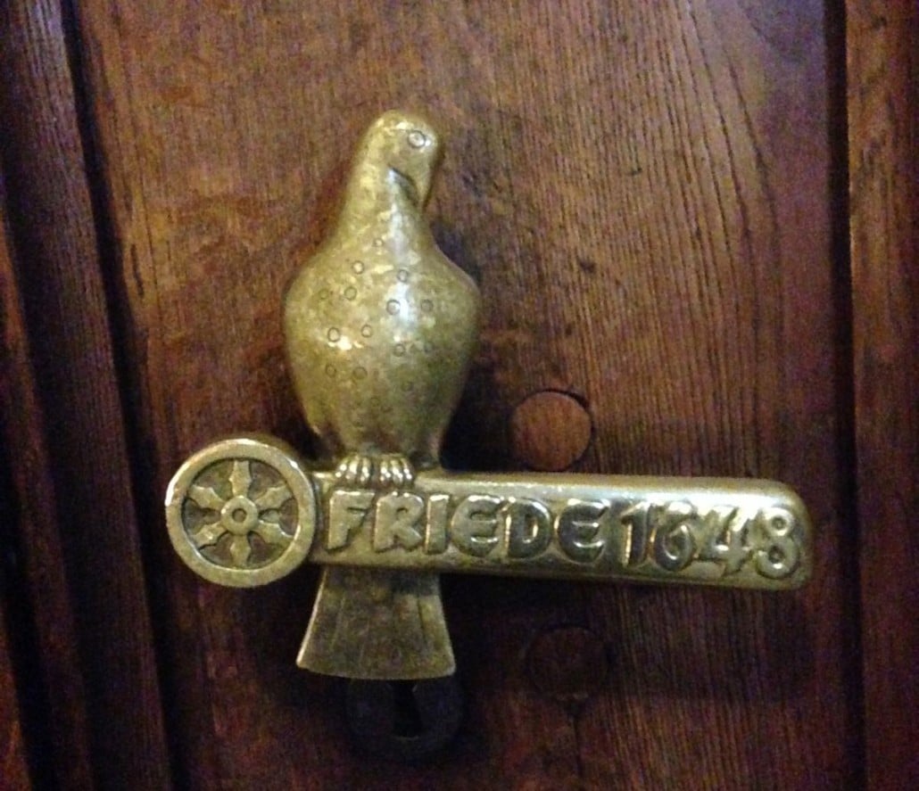 Friedensaal (Hall of Peace) door handle