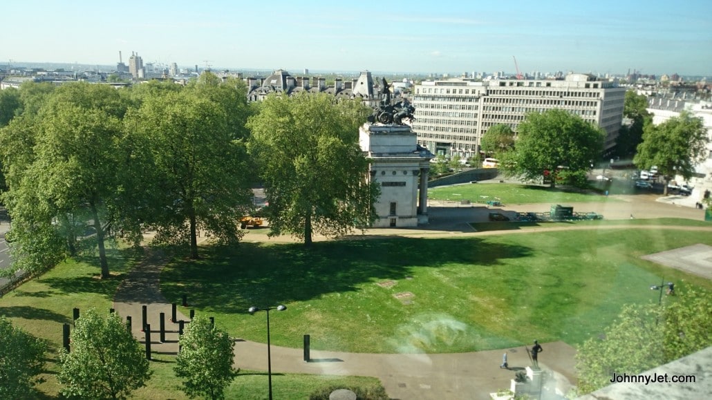View from Club room in Intercontinental London Park Lane