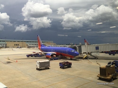 New Orleans to Orlando on Southwest Airlines in 2015. Credit: Johnny Jet