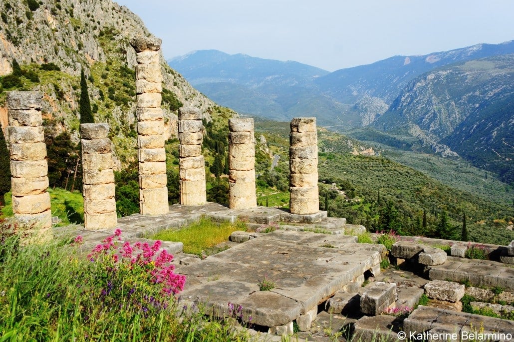 Delphi, Greece on Day 1