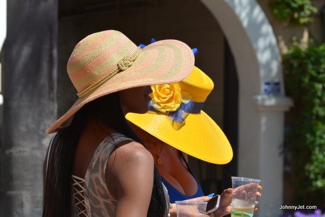 Hats at Opening Day at the Del Mar Racetrack