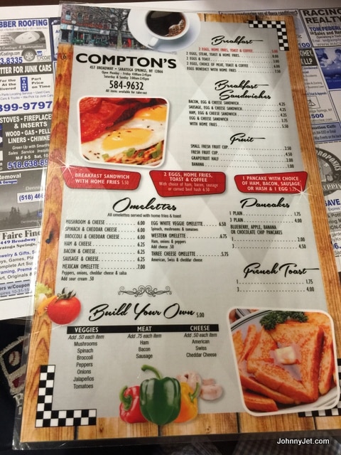 Compton's menu