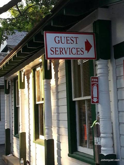 Guest services at Saratoga Race Course