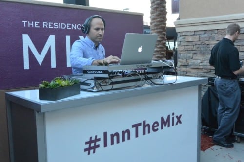 DJ spins at The Mix event in LA