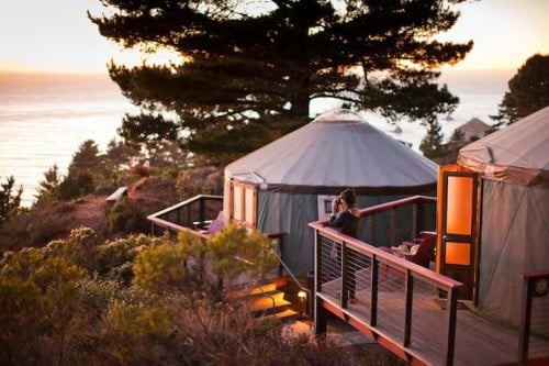A TreeBones Resort yurt