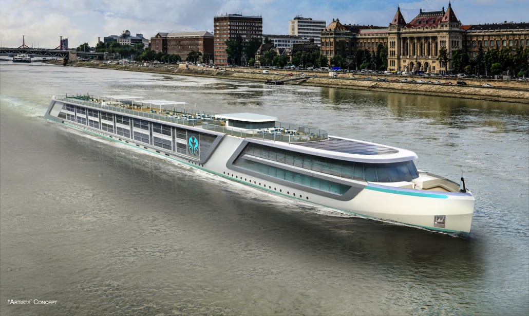 Artist rendering of Crystal River Cruises' new vessel  (Credit: Crystal River Cruises)