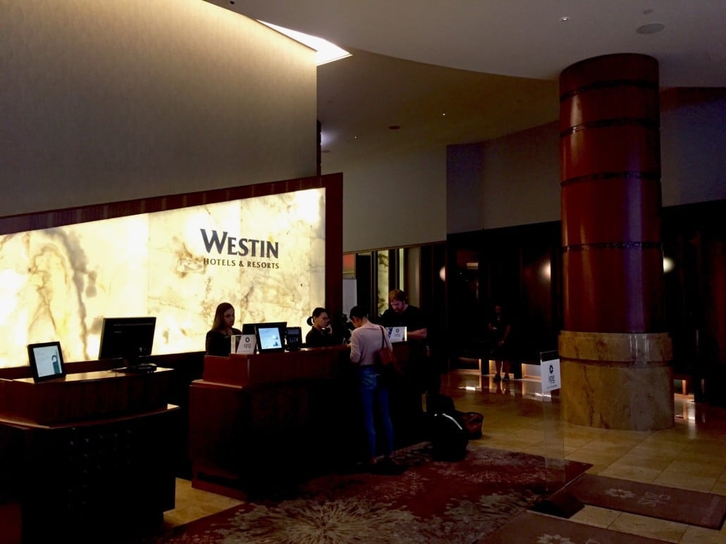 The Westin lobby