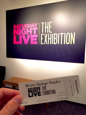 SNL—The Exhibition and ticket