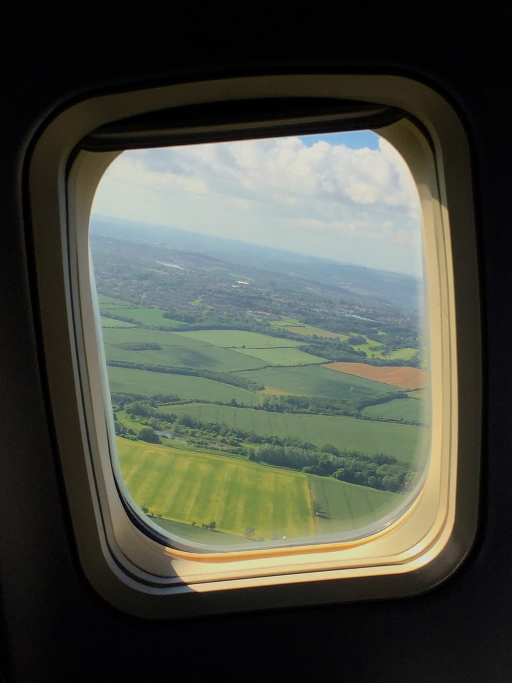 View arriving into Newcastle