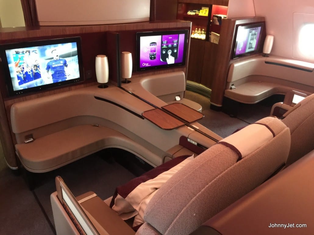 First Class on Qatar Airways A380
