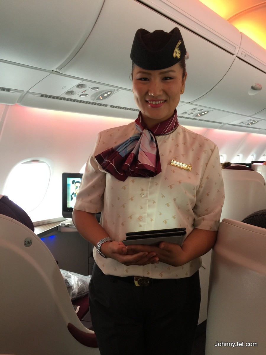 Purser on Qatar Airways A380