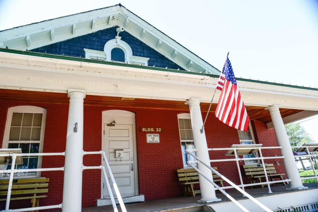 The Safe Haven Holocaust Refugee Shelter Museum was built on the site of the one and only refugee camp during WWII