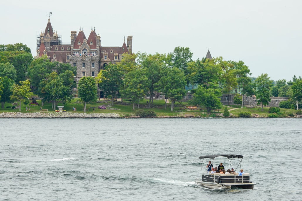 Thousands of visitors come to Boldt Castle, a short trip by ferry across the St. Lawrence River