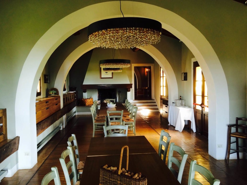 Dining room at Avignonesi