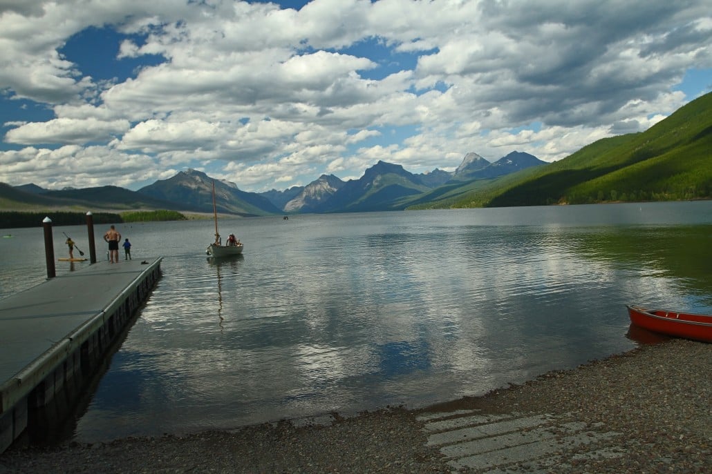 Lake McDonald beyond west gate to Glacier National Park (Credit: Bill Rockwell)