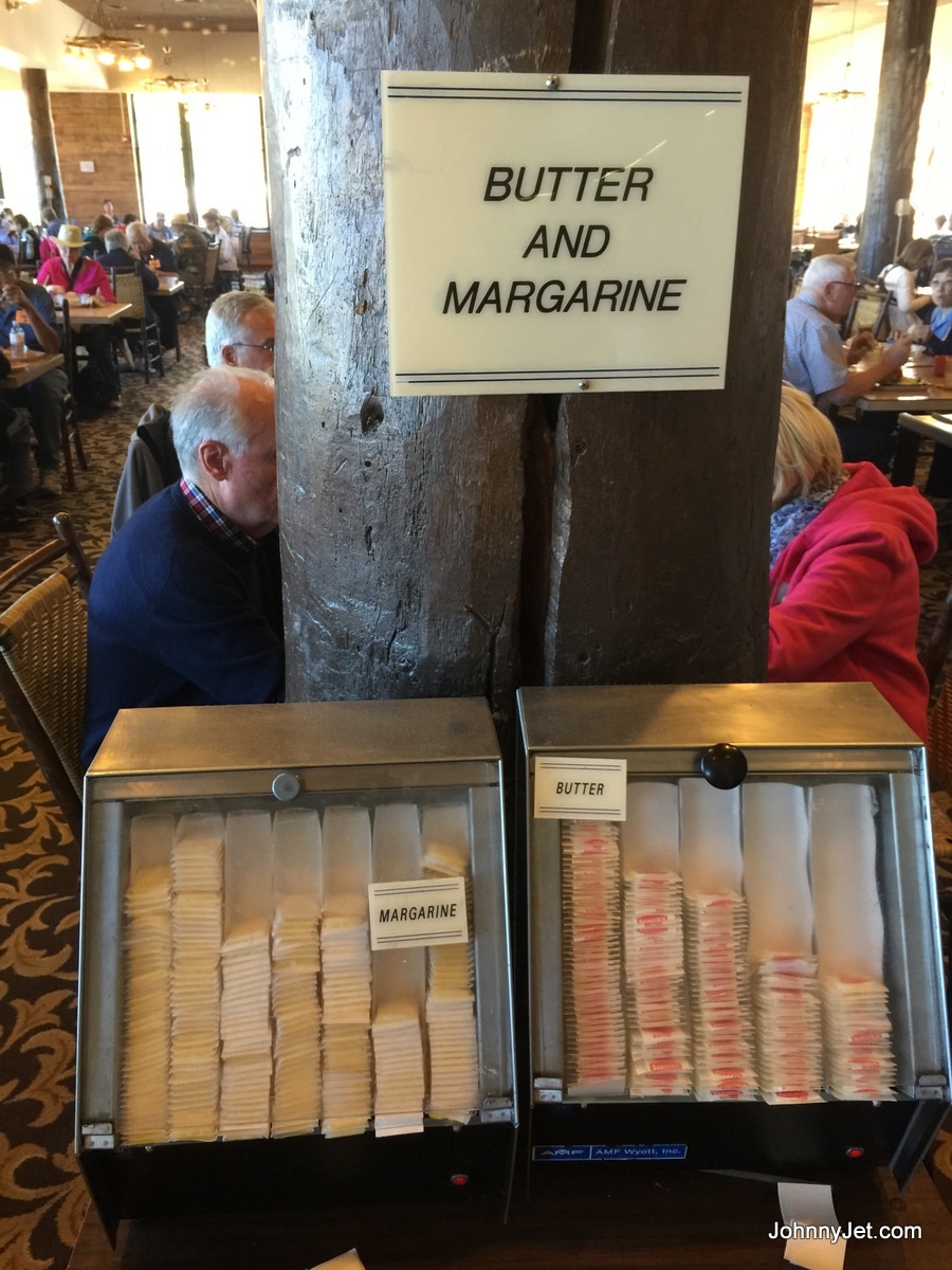 Butter and margarine in Yellowstone National Park