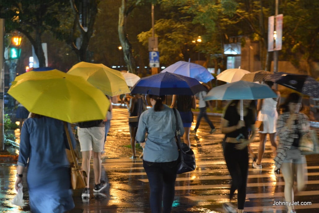 Bring an umbrella to Taipei  