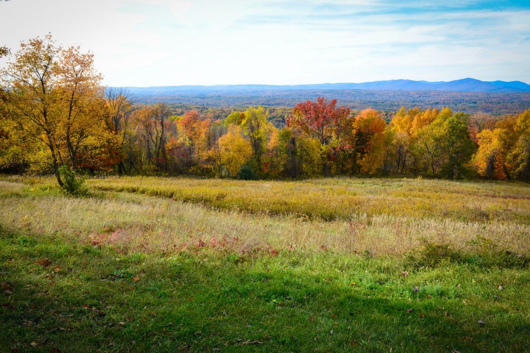 Million-dollar view of the Hudson Valley from Spring Farm, part of Mohonk Preserve