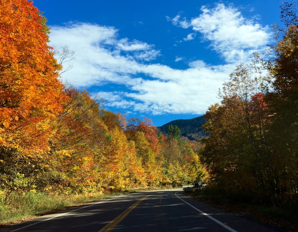 Mountain Road in Stowe, Vermont
