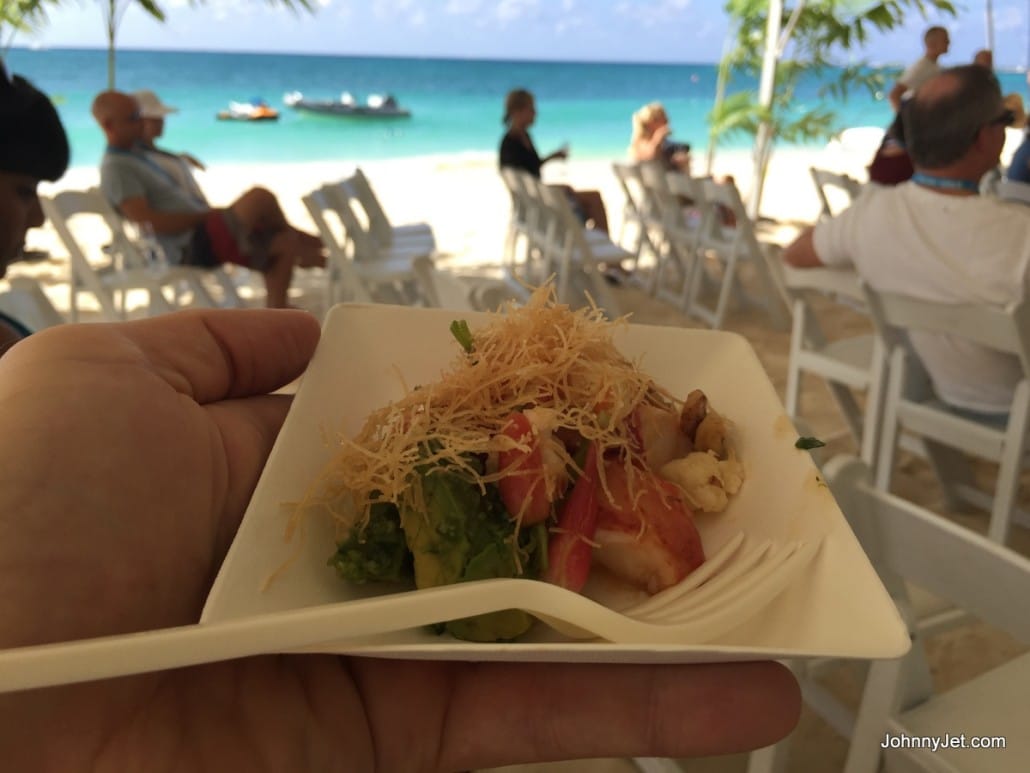 Michael Mina's lobster at the 2016 Cayman Cookout