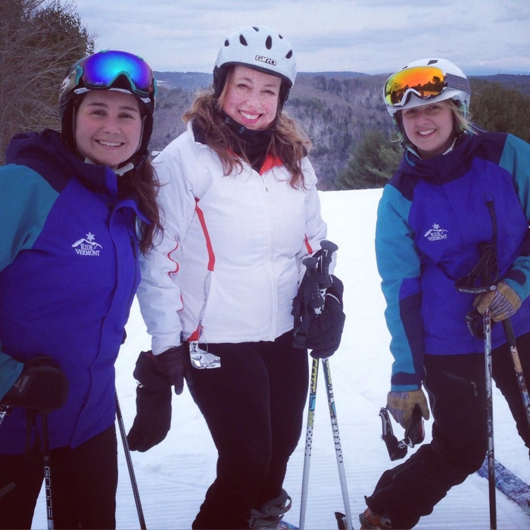 Ski Vermont gals 