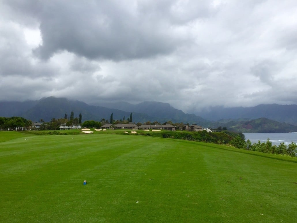 Hole 7 at Princeville Makai Golf Club