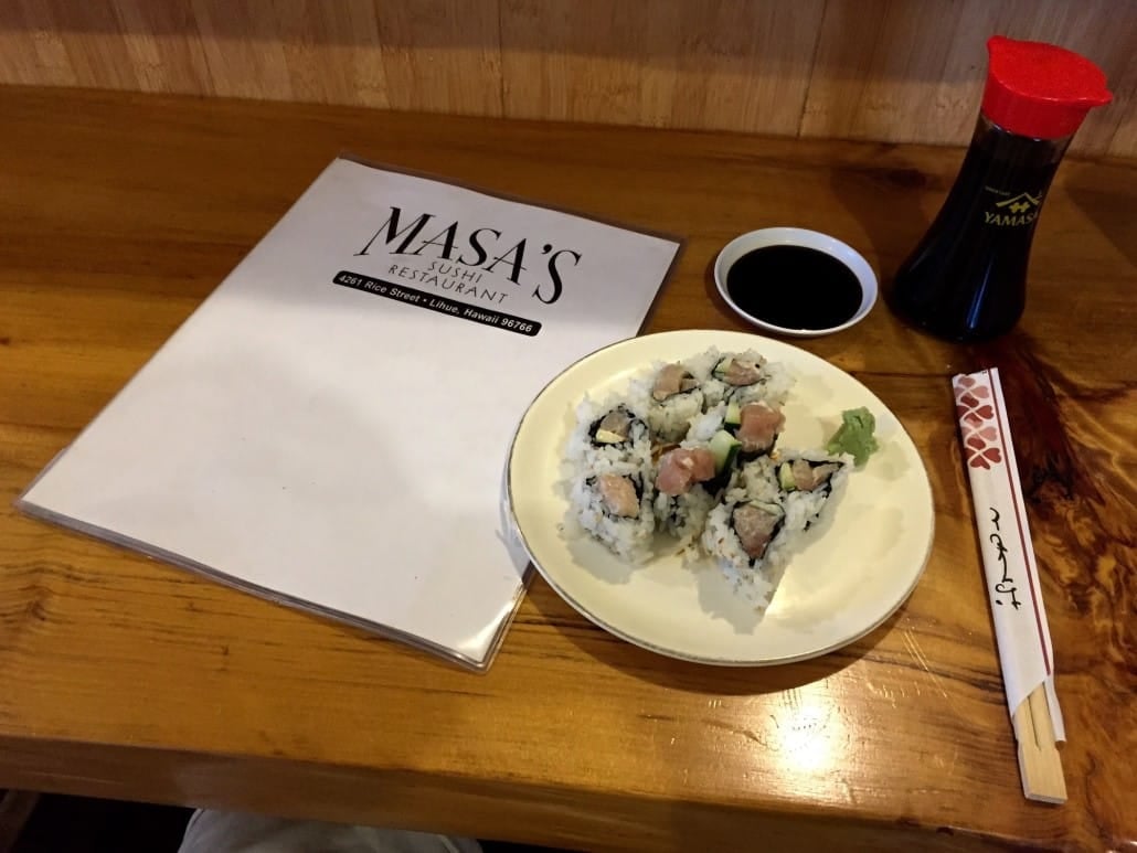 Sushi from Masa's