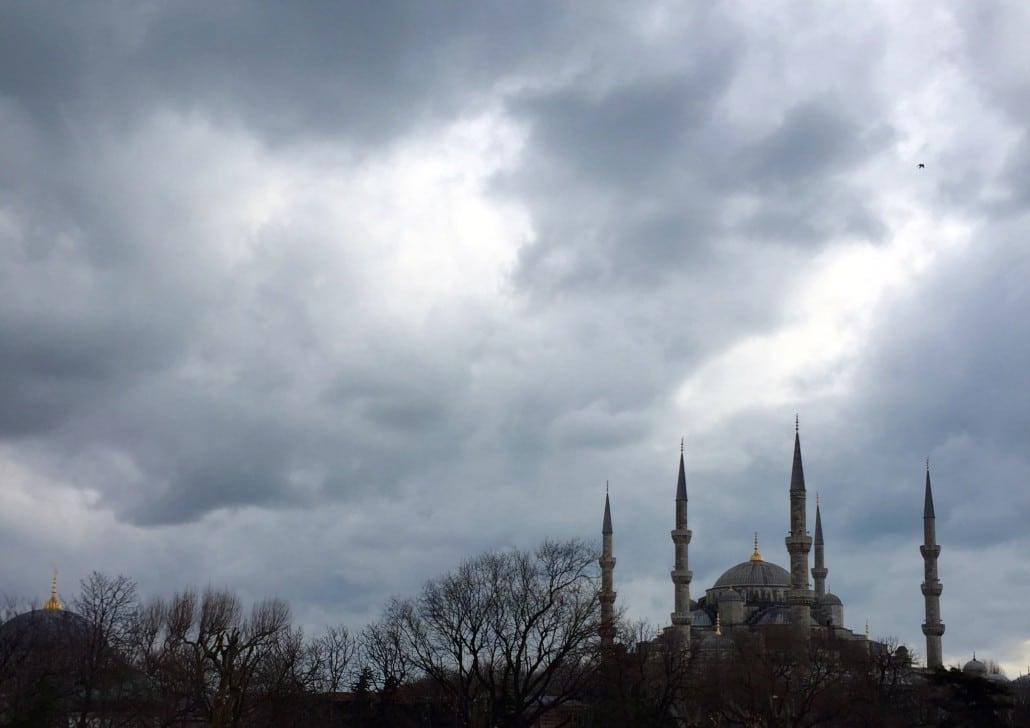 Blue Mosque from afar