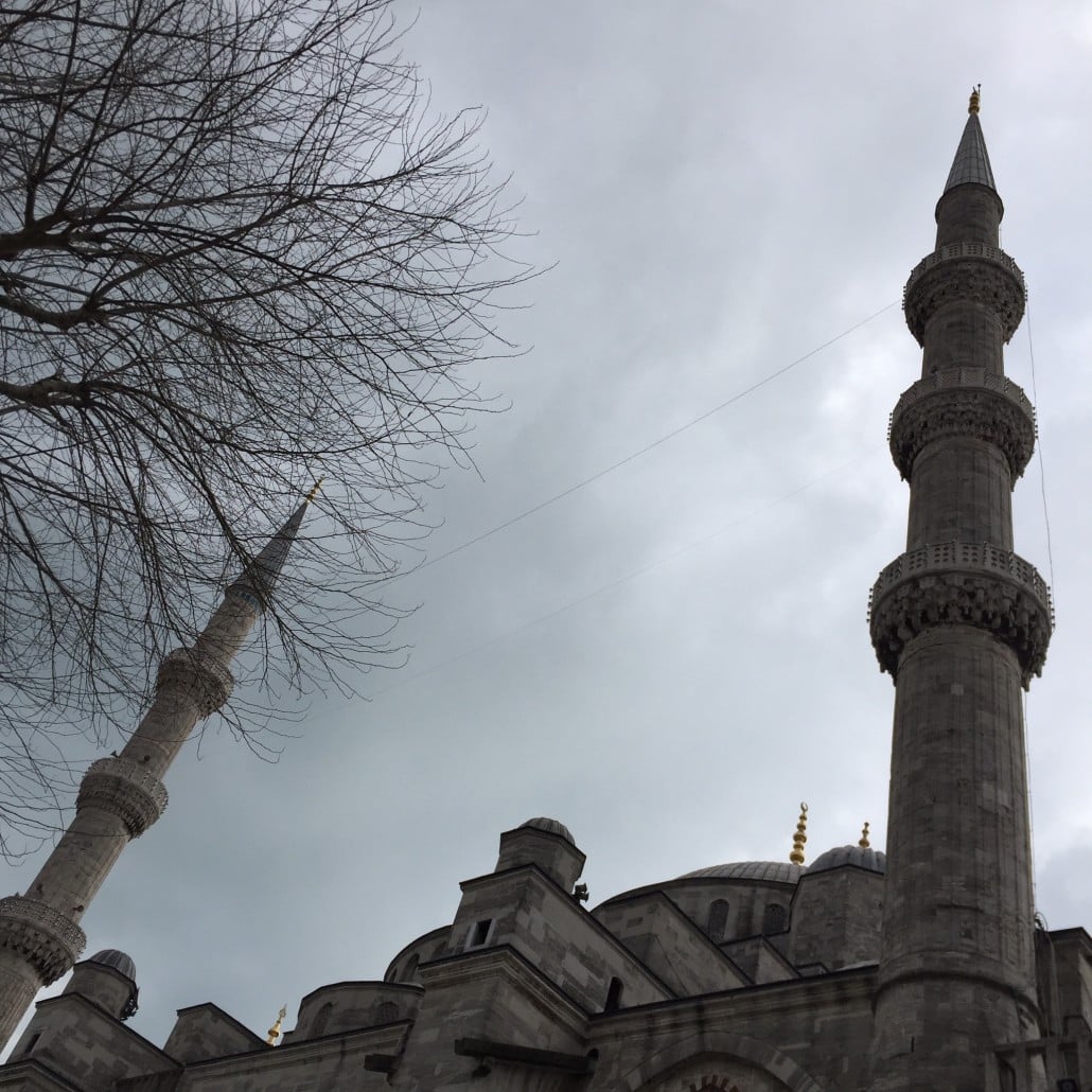 Blue Mosque minarets