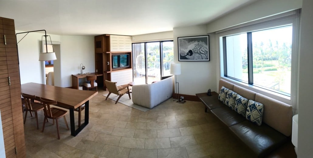 Suite living area