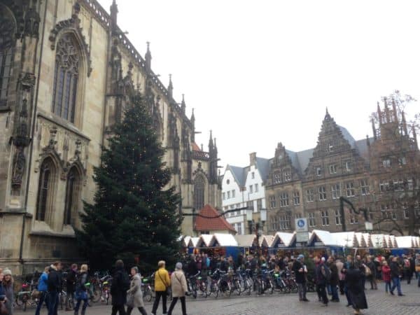 One of five Christmas markets in Münster
