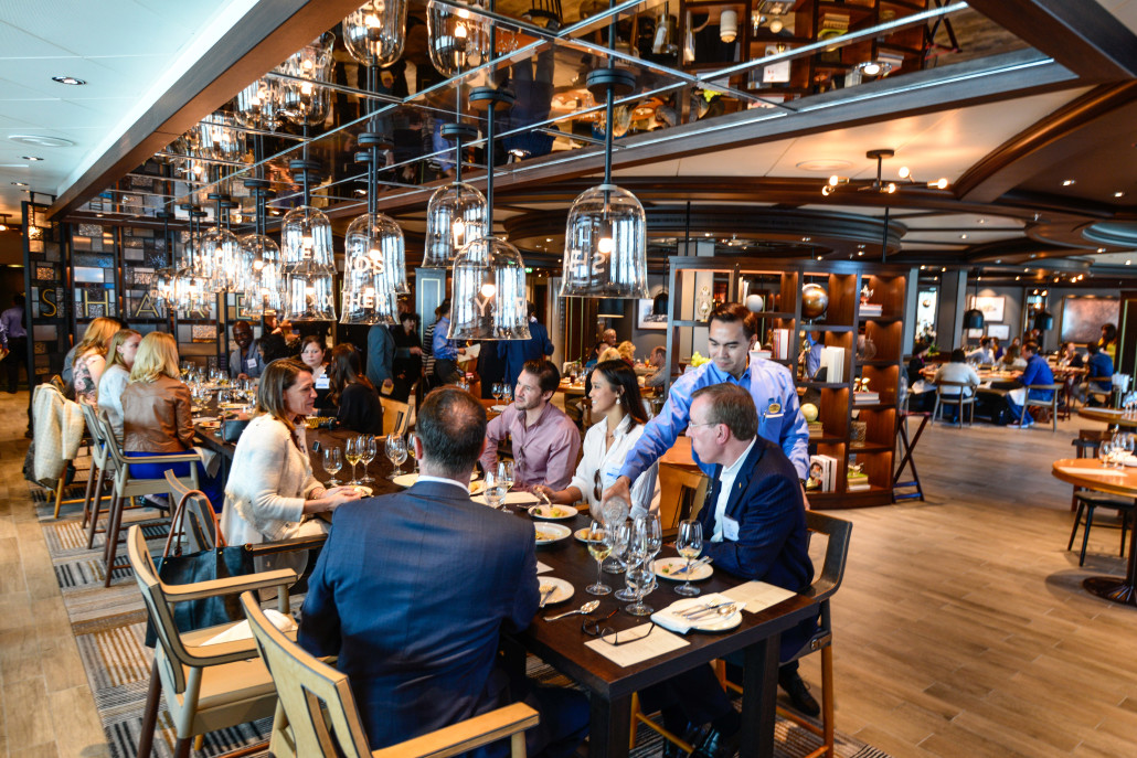Share, a Curtis Stone-inspired restaurant aboard the Ruby Princess
