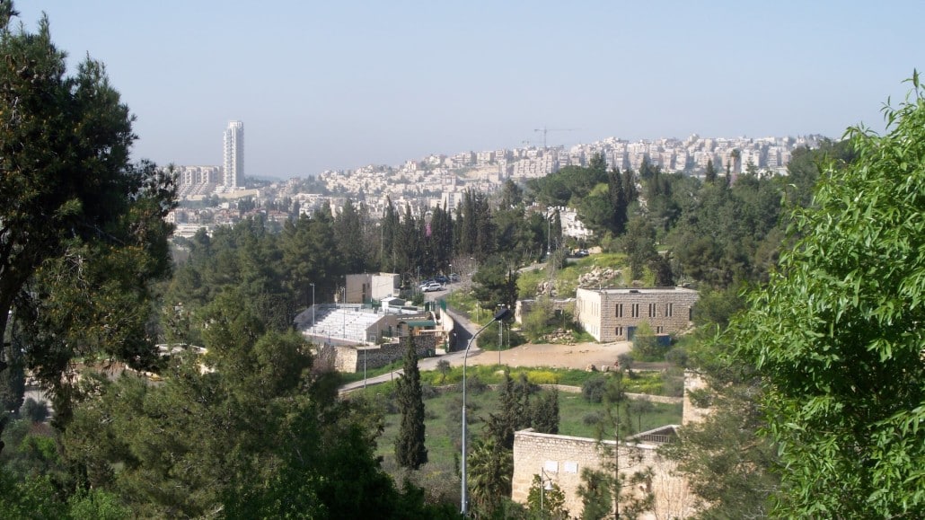 Panoramic view of Jerusalem from Yad Vashem