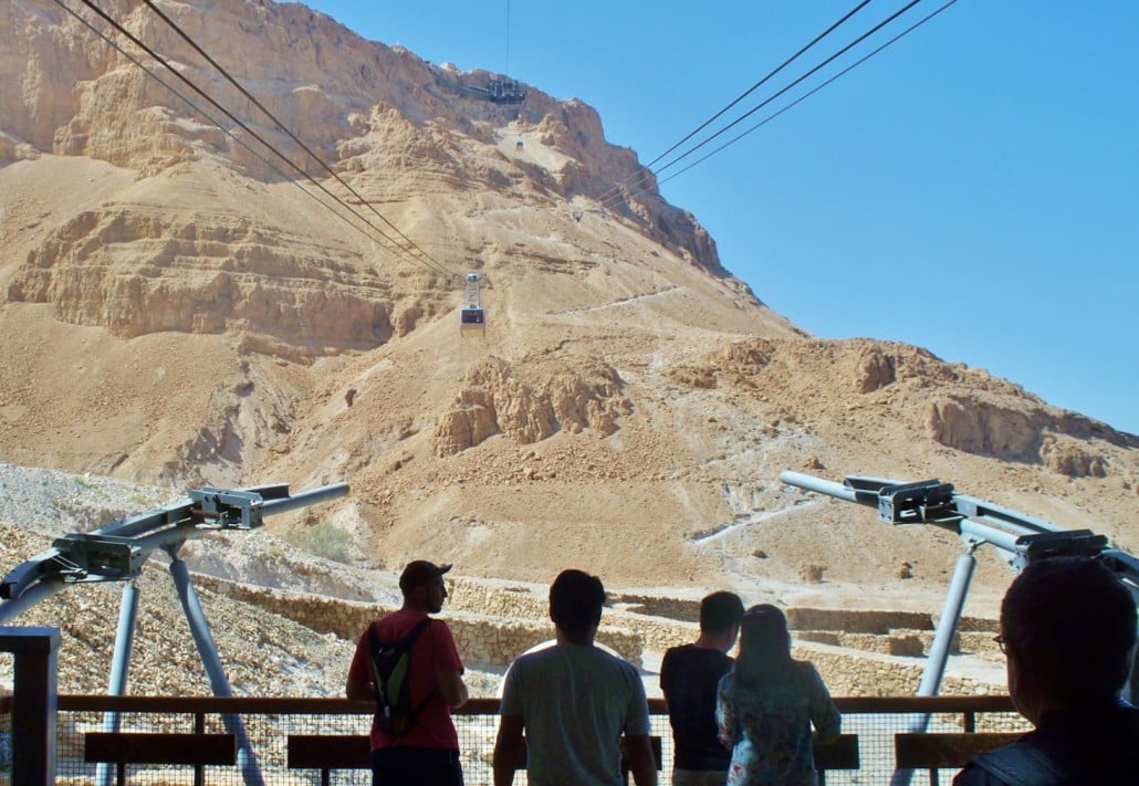 The tram to Masada