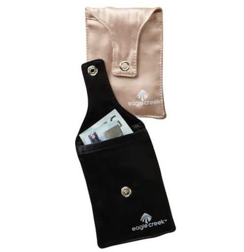 eagle creek Silk Undercover Bra Stash Travel Wallet to Keep Money