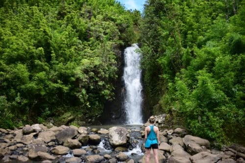 Bamboo Falls hike on the Road to Hana