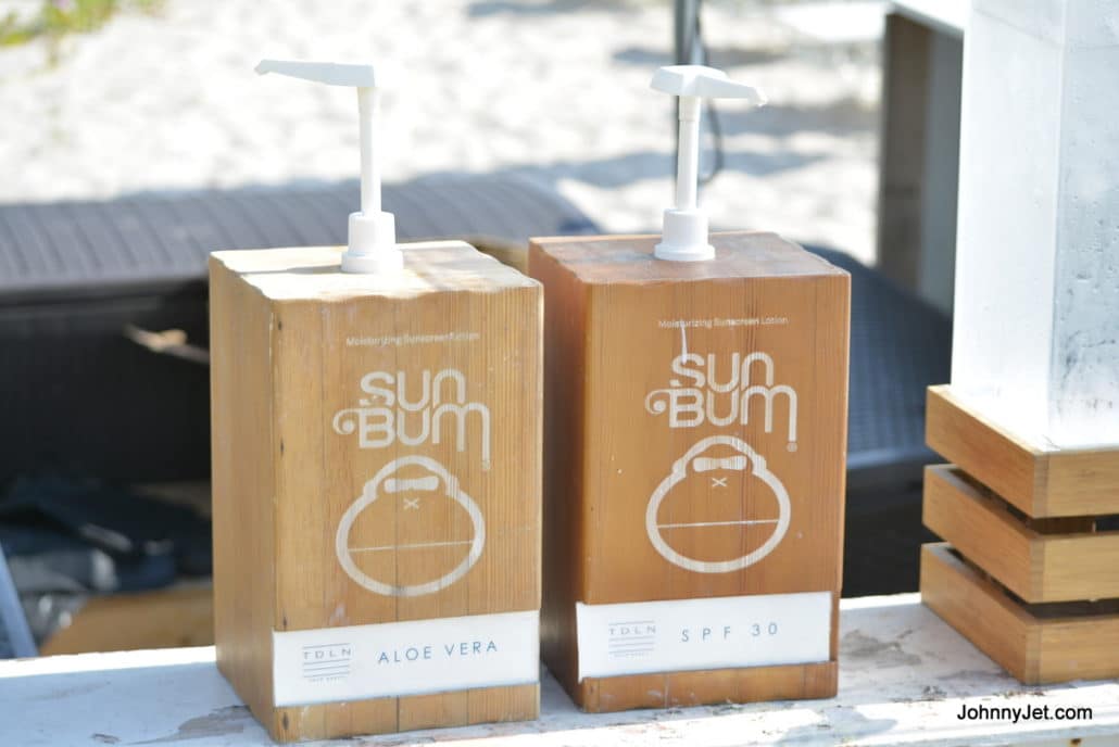 Tideline Ocean Resort Free Sunscreen