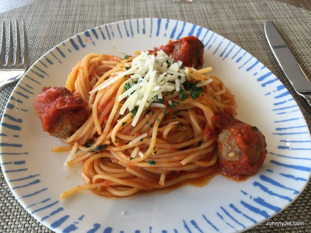 Spaghetti in World Cafe