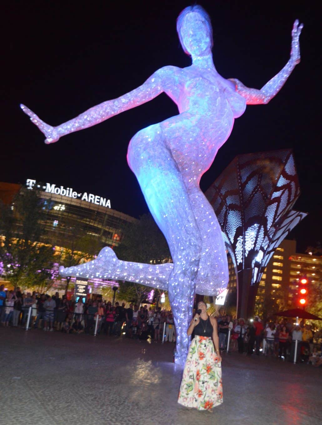 The lighting of “Bliss Dance” accompanied by song