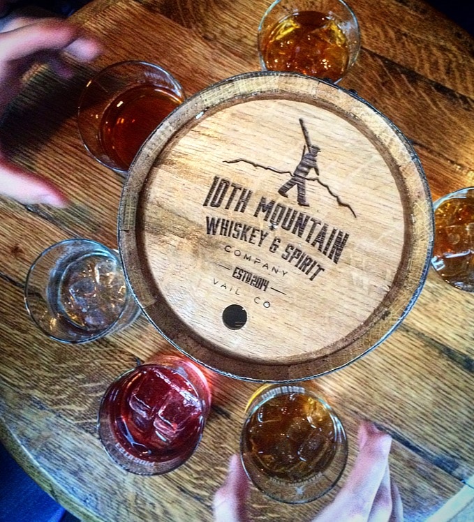 A whiskey tasting alongside 10th Mountain's knowledgeable staff is a must