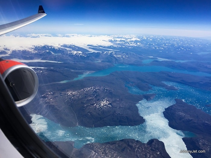 Flying Over Greenland