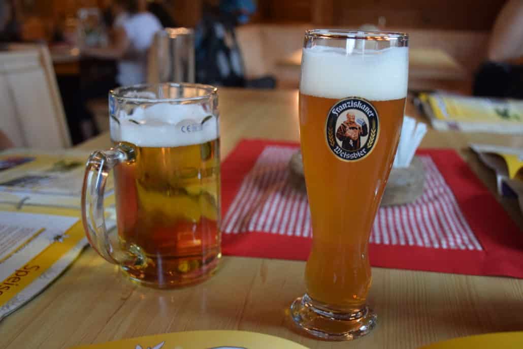 Great beer choices in Tyrol