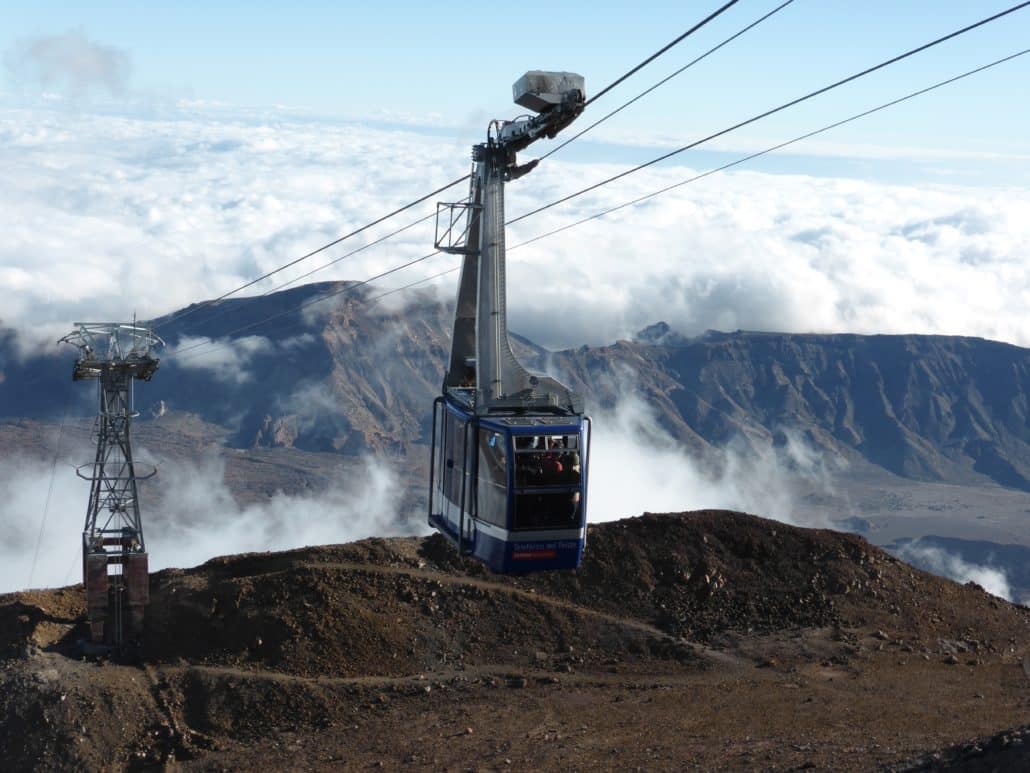 This cable car ride takes you to the highest peak in Spain: Tenerife's Mount Teide