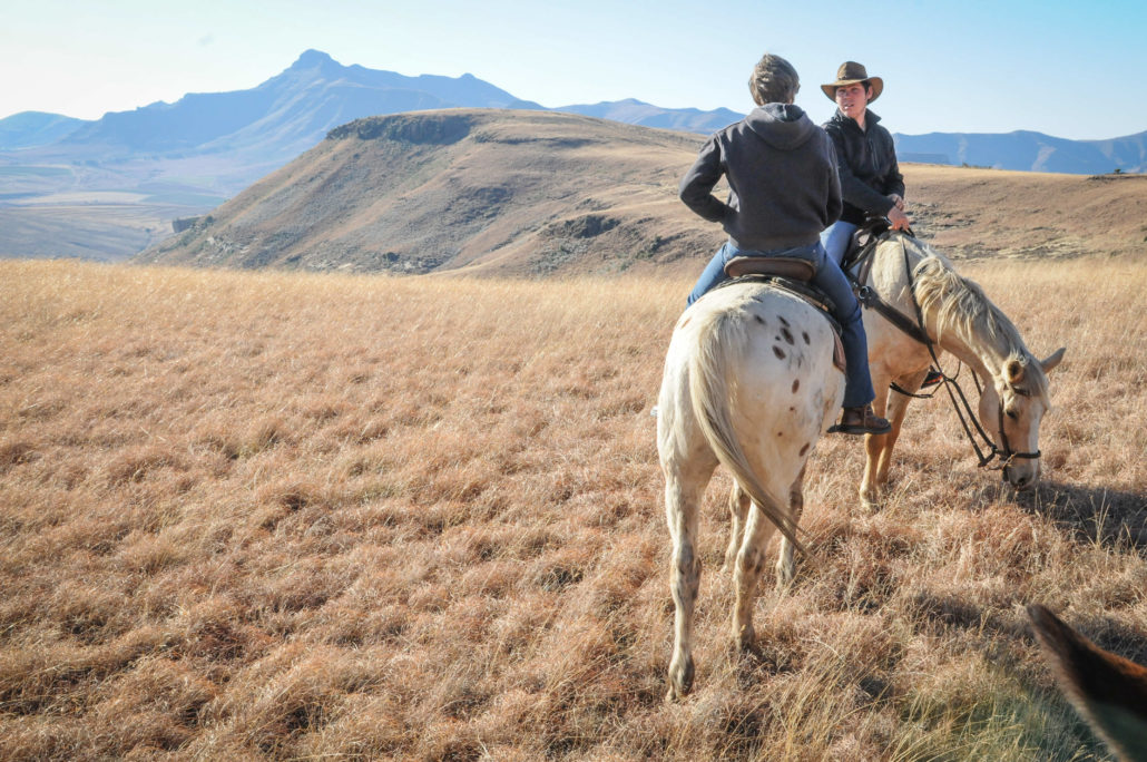 Our Bokpoort Cowboy ride in Clarens, Free State, South Africa