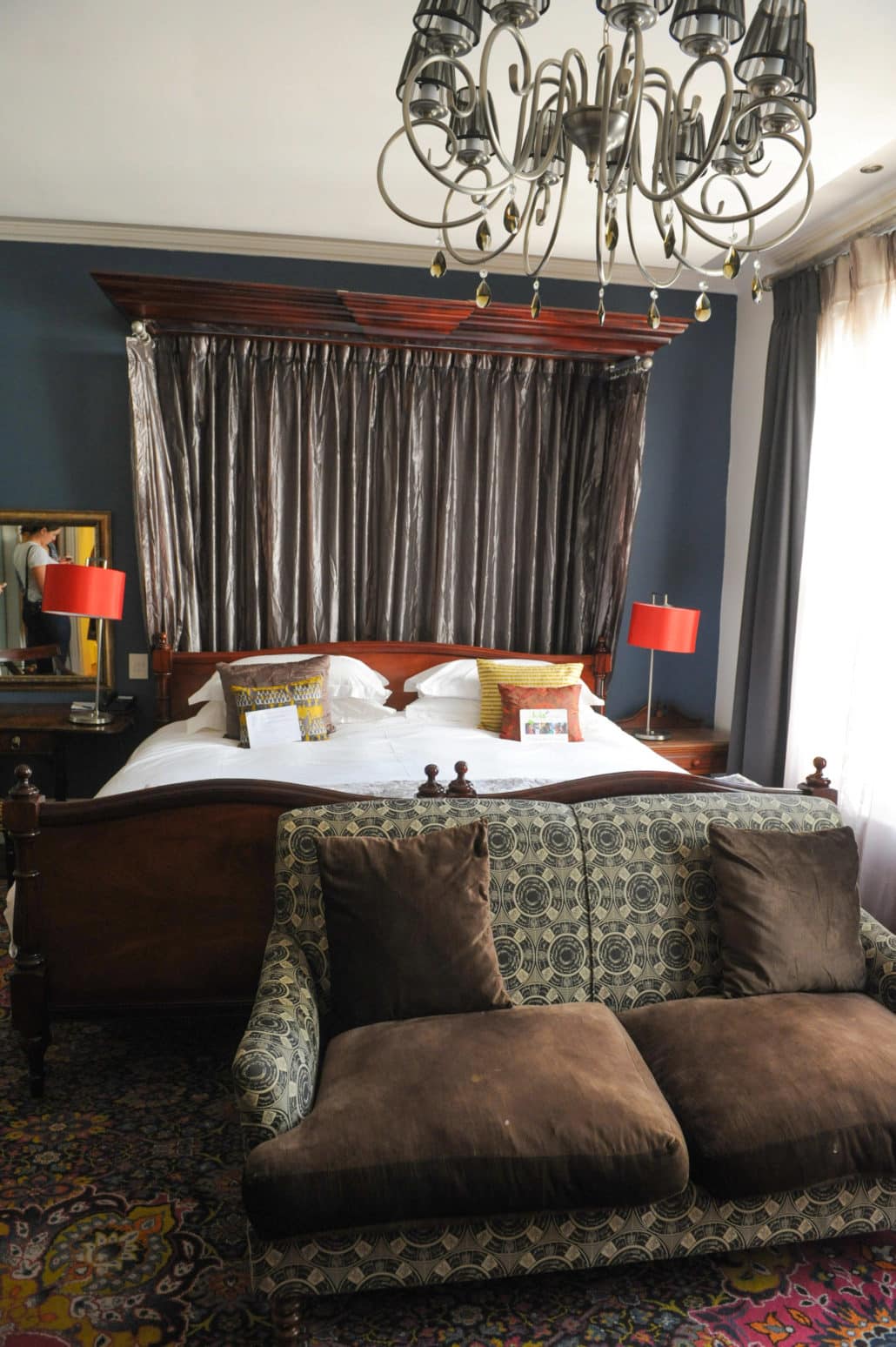 A deluxe room at the Oude Werf Hotel, Stellenbosch