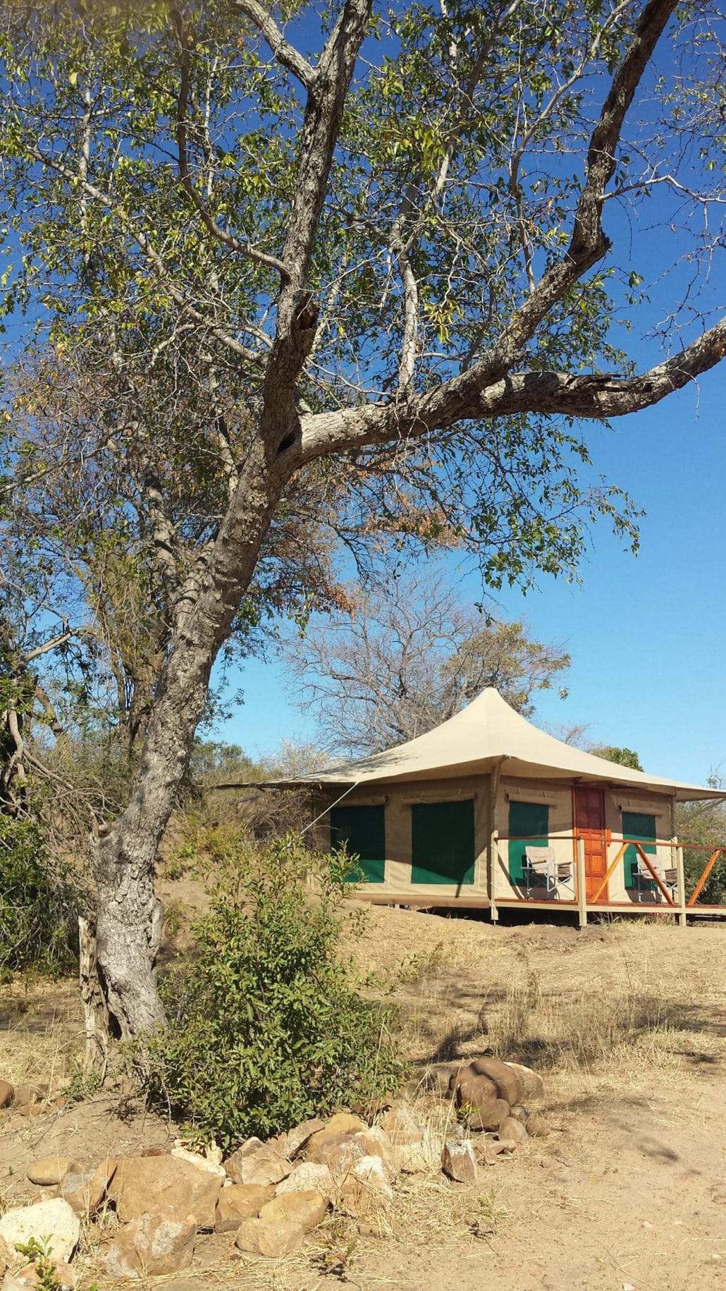 Tangala Safari Camp has four chalets and six luxury tents